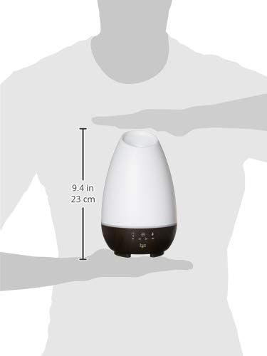 HealthSmart Essential Oil Diffuser, 500ML, Large Room Coverage | Adjustable Timer | Multiple Mist Modes | 7 LED Colors | Pack of 2 - Bloomnest