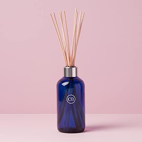Capri Blue Aloha Orchid Reed Diffuser Set - Includes Reed Diffuser Sticks, Fragrance Oil, and Glass Bottle - Luxury Scented Room Fresheners - Cobalt Blue (8 fl oz) - Bloomnest