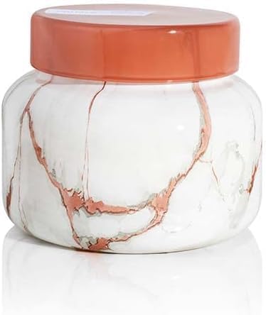 Capri Blue Modern Marble Jar Candles - Luxury Scented Candles for Home - Long Lasting Soy Wax Blend - Scented Home Decor Gifts - Havana Vanilla (19 oz) - Bloomnest