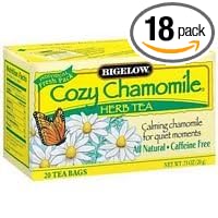 Bigelow Cozy Chamomile Herbal Tea, 20-count (Pack of 18) - Bloomnest
