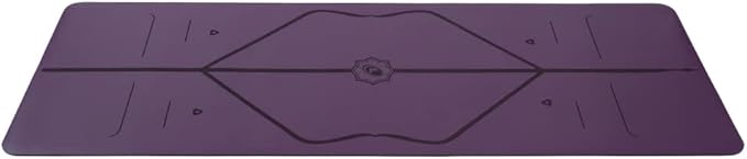 Liforme Original Yoga Mat – Free Yoga Bag Included - Patented Alignment System, Warrior-like Grip, Non-slip, Eco-friendly, sweat-resistant, long, wide, 4.2mm thick mat for comfort - Bloomnest