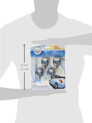 Febreze Car Vent-Clip Air Fresheners - 4 Pack (Linen & Sky)0.06 FL.OZ - Bloomnest