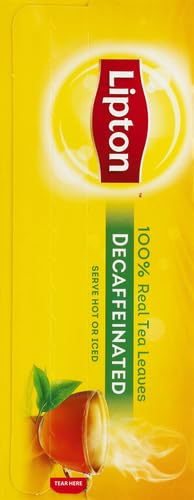 Lipton Decaffeinated Black Tea, 50 Count (Pack of 4) - Bloomnest