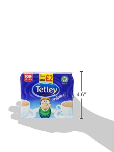 Tetley Tea, 80 Count Tea Bag (Pack of 6) - Bloomnest