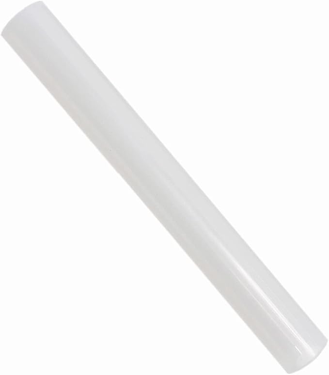 Singing Bowl Mallet Clear Acrylic Silicone Rubber Striker Mallet for Playing Quartz Crystal Singing Bowl with Bundle Pocket(White) - Bloomnest