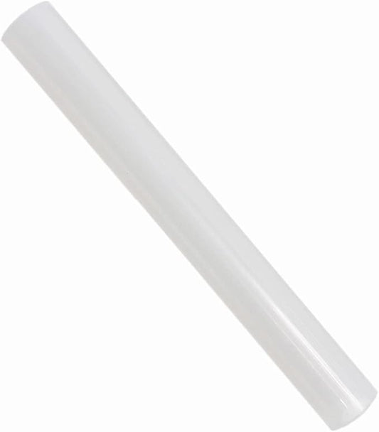 Singing Bowl Mallet Clear Acrylic Silicone Rubber Striker Mallet for Playing Quartz Crystal Singing Bowl with Bundle Pocket(White) - Bloomnest