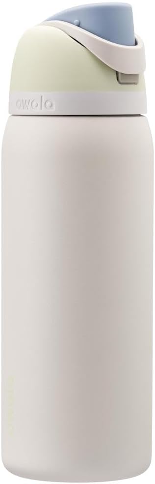 Owala FreeSip Insulated Stainless Steel Water Bottle with Straw for Sports, Travel, and School BPA-Free Sports Water Bottle, 32 oz, Iced Breeze Owala