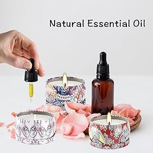 24Pack Scented Candles,Soy Wax Jar Candles,Aromatherapy Candles for Home 2.5 OZ Scented Candles for Mom for Christmas Candles, Birthday, Thanksgiving, Mother's Day,Valentine'sDay - Bloomnest