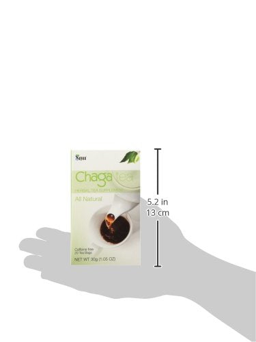 Sayan Siberian Chaga Mushroom Tea 1.05 Oz / 30g – 20 Unbleached Bags, Wild Harvested Organic Antioxidant No Caffeine. Raw and Extract Blend. Immune, Digestion Support. Detox, Focus Energy Boost - Bloomnest