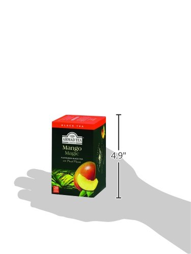 Ahmad Tea Mango Fruit Black Tea | Black Tea - 20 Teabag Sachets (Pack of 2) - Bloomnest