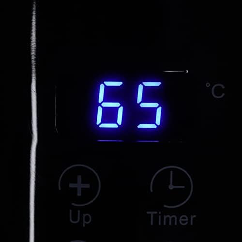 Massage Oil Warmer Bottle Professional Electric Lotion Digital Heater for SPA, LED Automatic Oil Warmer Heated Oil Lotion Cream with Two Oil Bottle for Salon, Barber Shops, Home - Bloomnest