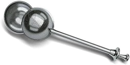 Veemoon Stainless Steel Ball Tea Infuser Set of 2 Long Handle Tea Strainer for Loose Leaf Dishwasher Safe Perfect for Medium to Large Leaves