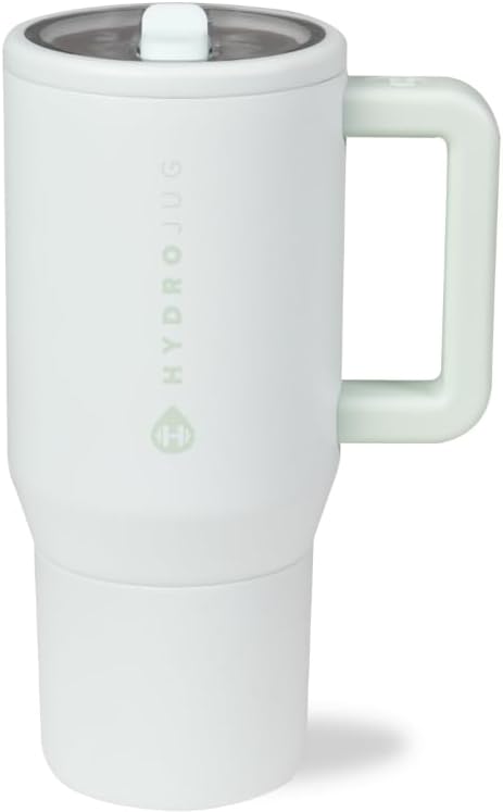 HydroJug Kids - 20 oz Insulated Kids Water Bottle with Flip Straw & Handle | Leak-Proof & Durable | Perfect for School, Sports, Lunch, Travel & Camp, Beryl - Bloomnest