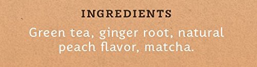 Stash Tea Ginger Peach Green Tea - Caffeinated, Non-GMO Project Verified Premium Tea with No Artificial Ingredients, 18 Count (Pack of 6) - 108 Bags Total - Bloomnest