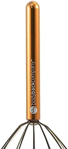Body Back Scalp Massager, Head Scratcher, Manual Head Massager for Stress Relief, Relaxing Scalp Scratcher, Tingler for Gentle Hair Stimulation (Gold) BodyBack