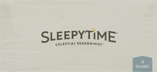 Celestial Seasonings Sleepytime Tea Plus Melatonin, Caffeine Free, Celestial Seasonings Herbal Tea, 18 Bag Box (Pack of 5) - Bloomnest