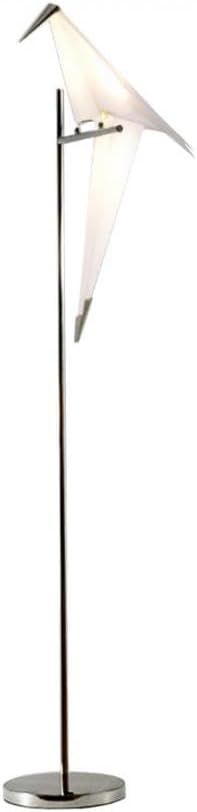62 Inch Modern Floor Lamp, Gold Bird Swing Light Fixture for Bedroom, LED Standing Lamp With Bird Shade for Living Room - Bloomnest