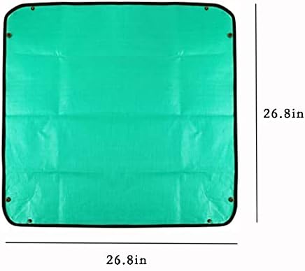 BIUWING 2PCS 26.8" x 26.8" Plant Repotting Mat Waterproof Transplanting Mat Indoor Succulent Potting Mat Portable Gardening Soil Changing and Watering mat Square and Foldable Garden mat - Bloomnest
