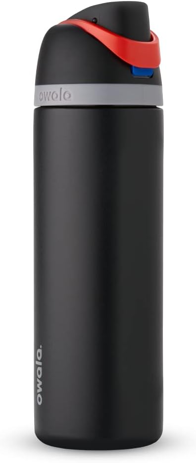 Owala Star Wars FreeSip Insulated Stainless Steel Water Bottle with Straw for Sports and Travel, BPA-Free, 24-Ounce, Darth Vader Owala