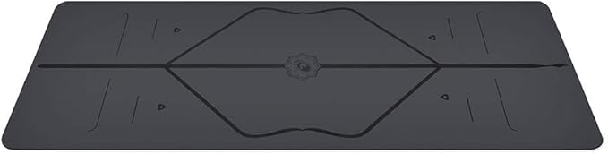 Liforme Original Yoga Mat – Free Yoga Bag Included - Patented Alignment System, Warrior-like Grip, Non-slip, Eco-friendly, sweat-resistant, long, wide, 4.2mm thick mat for comfort - Bloomnest