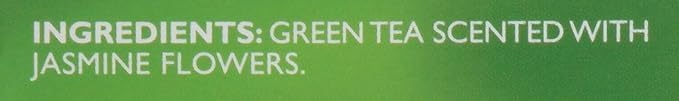 Twinings Green Tea with Jasmine Individually Wrapped Bags, 20 Count (Pack of 1), Fragrant Floral Scent, Caffeinated, Enjoy Hot or Iced, 20 Teabags - Bloomnest
