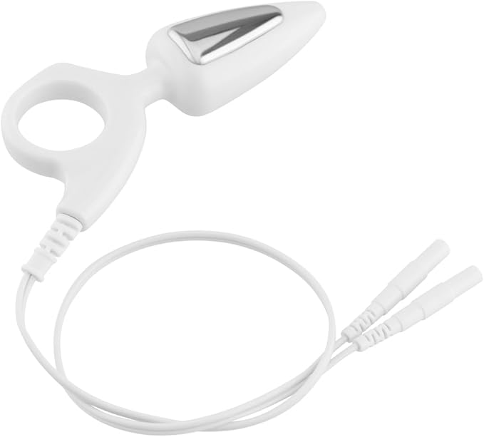 Discount TENS - Anal Probe Electrode for TENS, EMS, E-Stim, Electro Stim Units – Pelvic Floor Exerciser & Stimulator, Stainless Steel & Bio-Plastic with 2mm Pin Connector. Model A2