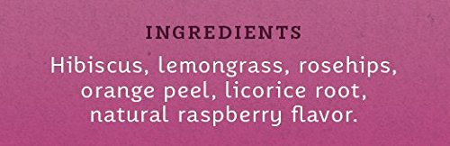 Stash Tea Wild Raspberry Hibiscus Herbal Tea - Naturally Caffeine Free, Non-GMO Project Verified Premium Tea with No Artificial Ingredients, 20 Count (Pack of 6) - 120 Bags Total - Bloomnest