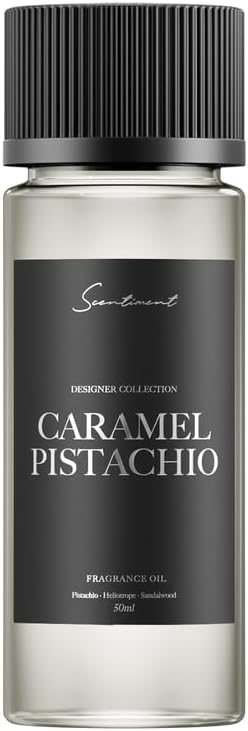 Scentiment Diffuser Oil - Caramel Pistachio | Home Aromatherapy Fragrance Oil (50ml) Scentiment