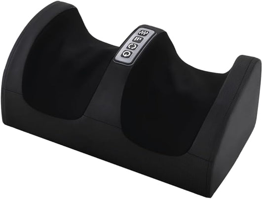 Shiatsu Foot Massager with Heat,Foot and Calf Massager with Roller, Deep Massage for Relaxation, Plantar Fasciitis Relief, Promotes Blood Circulation, Gifts for Women & Men(Black) - Bloomnest