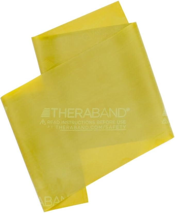 THERABAND Resistance Band, Black, Special Heavy, 50-Yard Roll, Latex Elastic Band for Exercise - Bloomnest