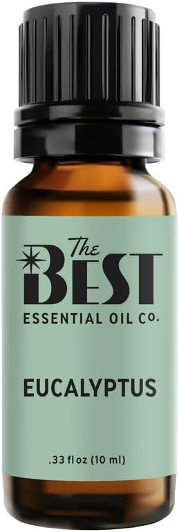 The Best Eucalyptus Essential Oil- Premium Grade- 100% Pure & Natural for Aromatherapy, Diffuser, Spa, Massage, Air Freshener- 10 ml (.33 fl oz) - Bloomnest