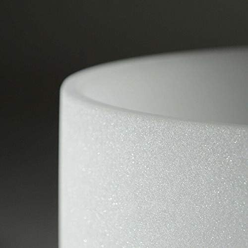 TAIFENG A Note Third Eyes Chakra Quartz Frosted Crystal Singing Bowl 8 inch - Bloomnest