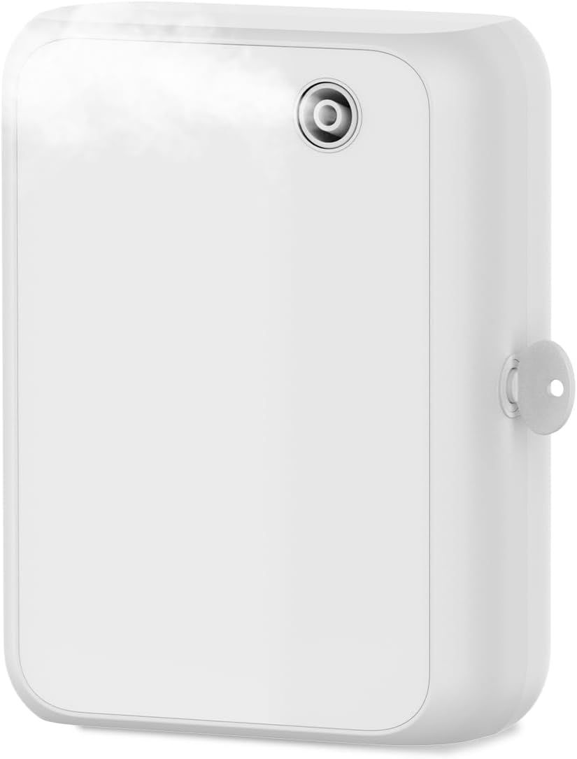 Smart Aromatherapy Diffuser with Bluetooth,500ml Waterless Essential Oil Diffuser for Whole House,Office,Spa,and Yoga Studio – Timer Function & Quiet Operation, White