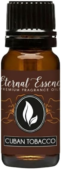 Eternal Essence Oils Cuban Tobacco 10ml Fragrance Oil – Warm Spice, Creamy Vanilla, Smoky Patchouli & Amber Woods – Masculine, Bold, Aromatic Scent EternalEssenceOils