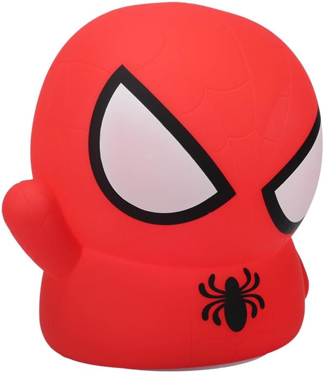 Paladone Spiderman Squishy Lamp - Officially Licensed Disney Free Standing Desk Light, Gaming Room Decor and Merchandise for Boys and Girls, Nightlight Gift Accessory for Playroom and Bedroom - Bloomnest