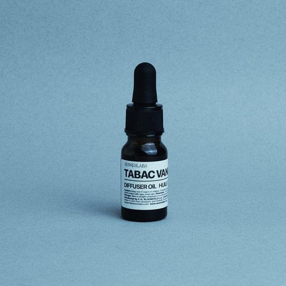 Tabac Vanille Diffuser Oil, Niche Fall/Winter Scent, Tobacco Leaf, Vanilla, Spices, Musk Essential Oils Blend for Ultrasonic Diffuser (.33 oz/10 ml) - Bloomnest