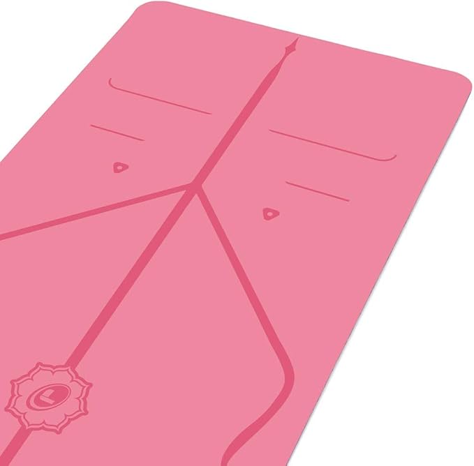 Liforme Original Yoga Mat – Free Yoga Bag Included - Patented Alignment System, Warrior-like Grip, Non-slip, Eco-friendly, sweat-resistant, long, wide, 4.2mm thick mat for comfort - Bloomnest