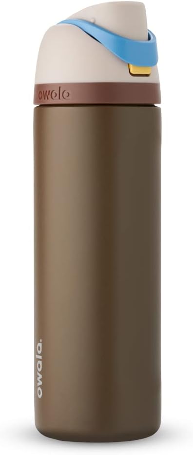 Owala Star Wars FreeSip Insulated Stainless Steel Water Bottle with Straw for Sports and Travel, BPA-Free, 24-Ounce, Mandalorian Owala