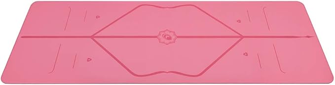 Liforme Travel Yoga mat – Patented Alignment System, Warrior-Like Grip, Non-Slip, Eco-Friendly, Ultra-Lightweight and Sweat Resistant, Made with Natural Rubber