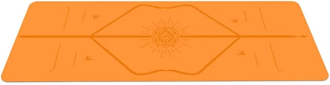 Liforme Travel Yoga mat – Patented Alignment System, Warrior-Like Grip, Non-Slip, Eco-Friendly, Ultra-Lightweight and Sweat Resistant, Made with Natural Rubber