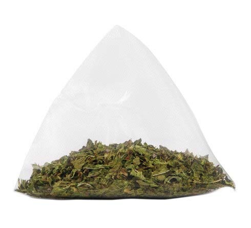 Two Leaves and a Bud Organic Peppermint Tea Bags, Naturally Caffeine Free, Herbal Whole Leaf Peppermint Tea in Compostable Sachets, 100 Count (Pack of 1) - Bloomnest