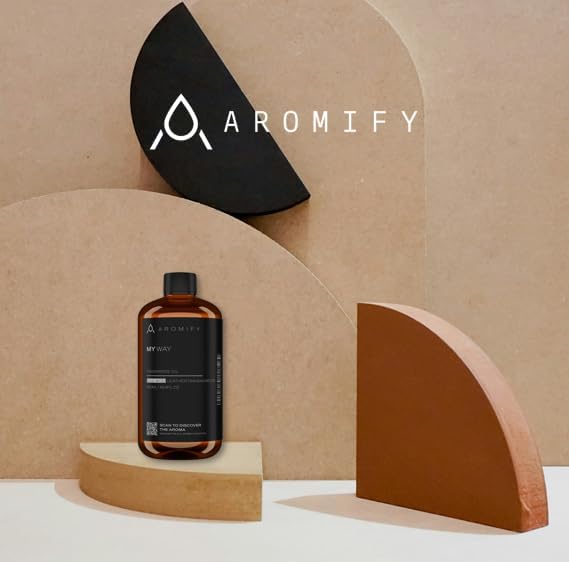 My Way Diffuser Oil, Inspired by 1 Hotel Miami Beach, 16.9 FL Oz, 500 mL, Hotel Scent Diffuser Oil, My Way Aromatherapy Blend of Essential Oils for Home & Office, Leather & Sandalwood Scent. - Bloomnest