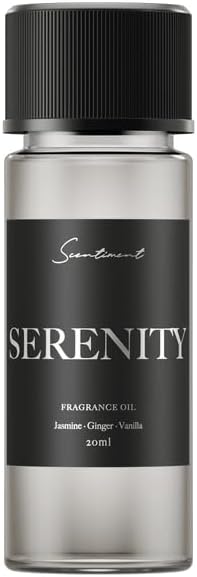 Scentiment Diffuers Oil - Serenity Hotel | Aromatherapy Home Fragrance | Inspired by Shangri-La Hotel® | Luxurious Scent with Notes of Jasmine, Ginger, Vanilla (20 mL) Scentiment