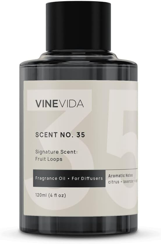 VINEVIDA [4 Fl Oz] Fruit Loops Fragrance Oil for Cold Air Diffusers, Essential Oils for Diffuser Oil Refill & Air Freshener Room Spray - Bloomnest