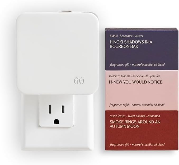 Below 60 - Plug in Diffuser Complete Fragrance Kits - Founded by Hilary Duff (Seasonal 3-Scent Kit) - Bloomnest