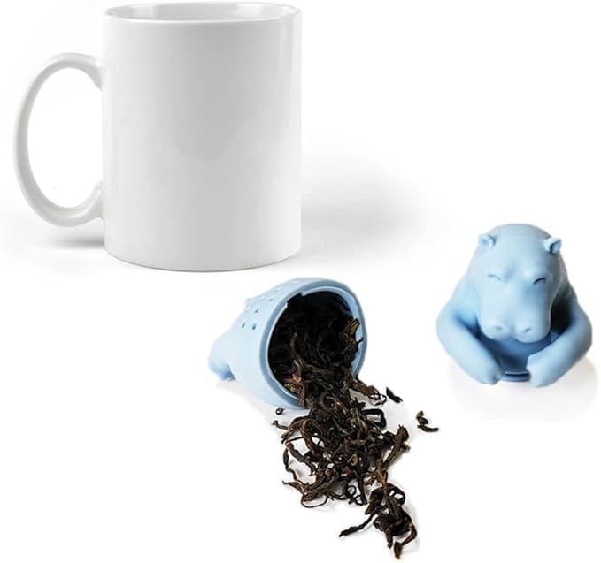 Animal cute tea infuser tea diffusers for loose tea cute, Cute Loose Leaf Tea Steeper Set For Mug Or Cup, Tea Accessories For Tea Lovers