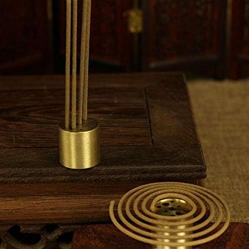 E-outstanding Incense Holder Brass Incense Burner Holder with 9 Different Sizes Holes Incense Stick Holder - Bloomnest
