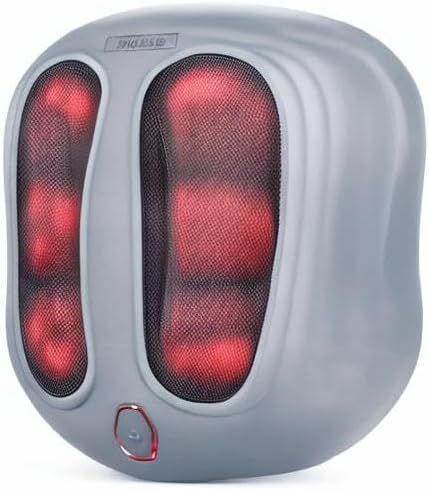 Nekteck Foot Massager with Heat, Heated Foot Massager for Plantar Fasciitis, Pain Relief and Circulation, Shiatus Electric Under Desk Feet Massager Machine, Gifts for Men Woman Him Her Mon Birthday - Bloomnest