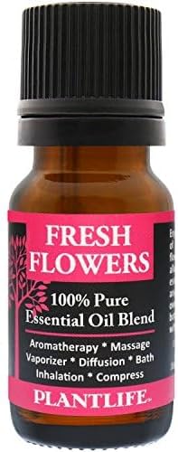 Plantlife Fresh Flowers Aromatherapy Essential Oil Blend - Straight from The Plant 100% Pure Therapeutic Grade - No Additives or Fillers - Made in California 10 ml - Bloomnest