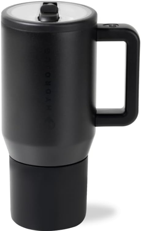 HydroJug Kids - 20 oz Insulated Kids Water Bottle with Flip Straw & Handle | Leak-Proof & Durable | Perfect for School, Sports, Lunch, Travel & Camp, Black - Bloomnest
